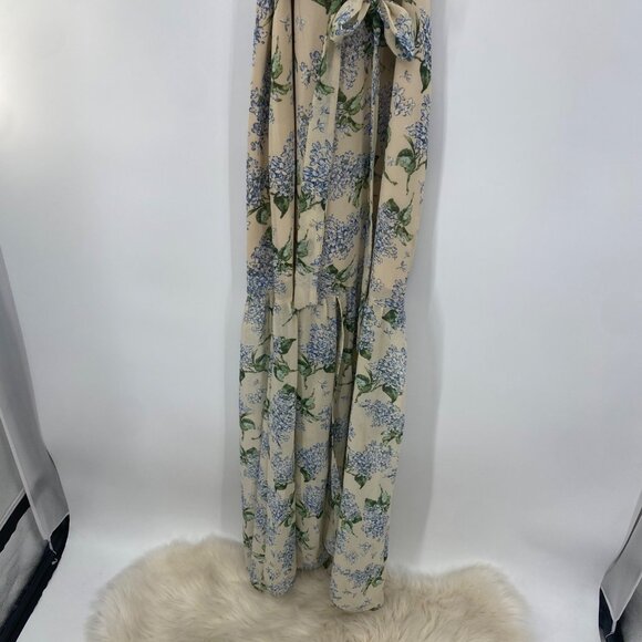 DRESS FORUM MAXI FLORAL BOHO LARGE MAXI DRESS BELTED OPEN BACK - Picture 4 of 8